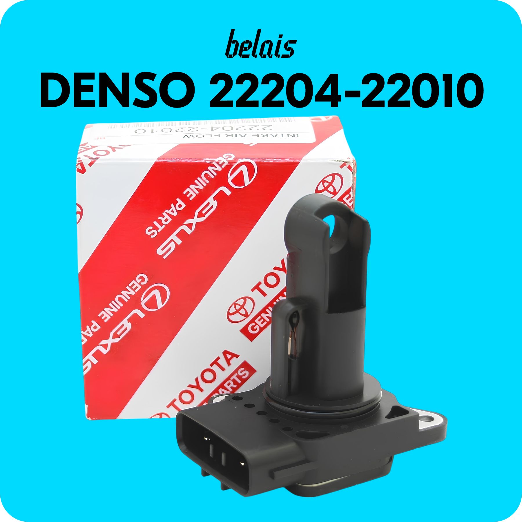 Датчик массового расхода воздуха DENSO 22204-22010 (197400-2030) #OCX