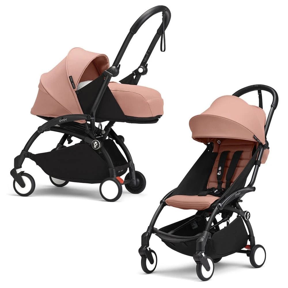 Коляска 2в1 Stokke YOYO 3 c мягкой люлькой New Born Pack Black Ginger