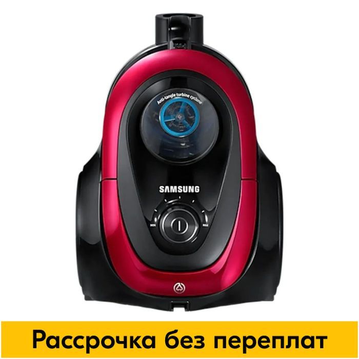 Samsung Бытовой пылесос VC18M21C0VR/EV, малиновый, черный