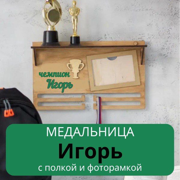 Медальница Мои достижения Игорь