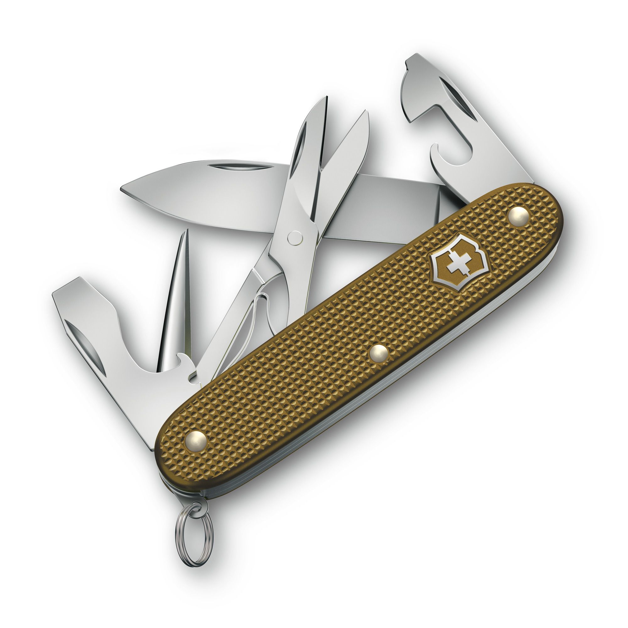 Нож перочинный Victorinox Pioneer X Alox LE 2024 (0.8231.L24) 93мм 9функц. коричневый подар.коробка