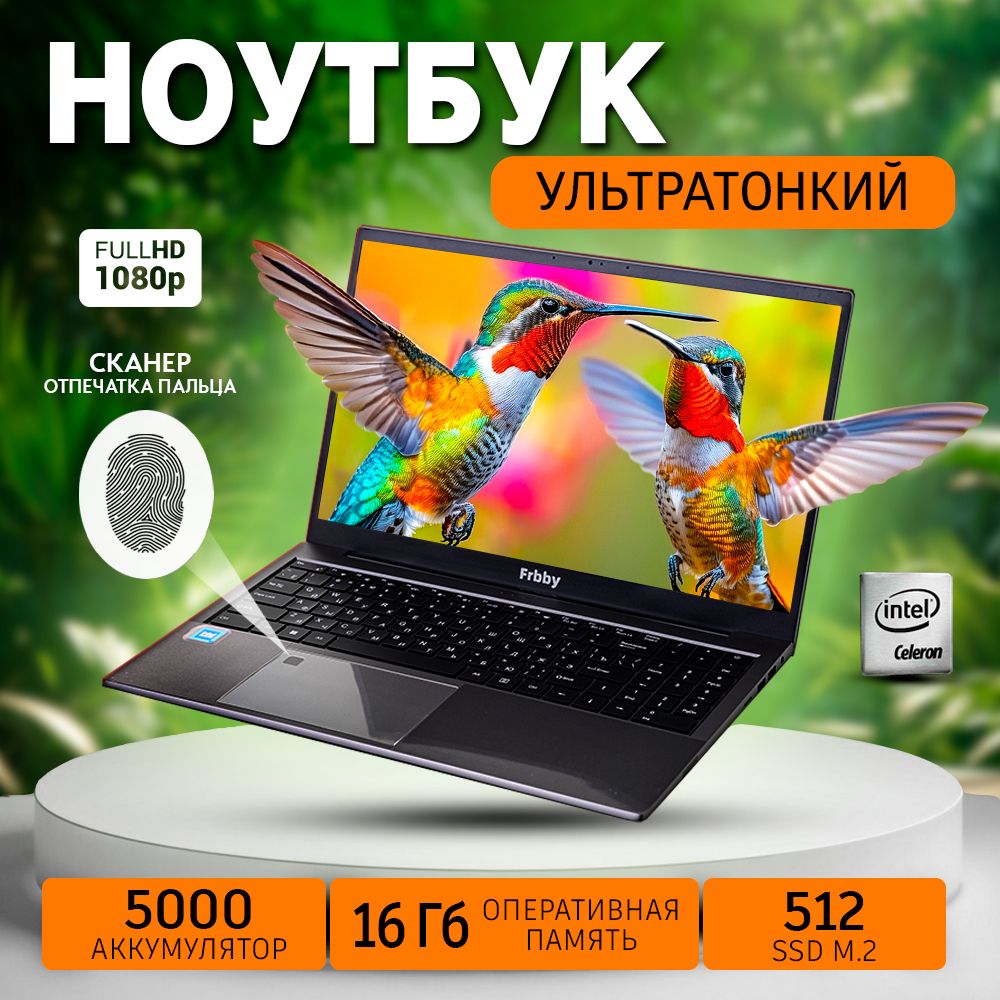 НОУТFRBBY20Ноутбук15.6",IntelCeleronN5095,RAM16ГБ,SSD,WindowsHome,серыйметаллик