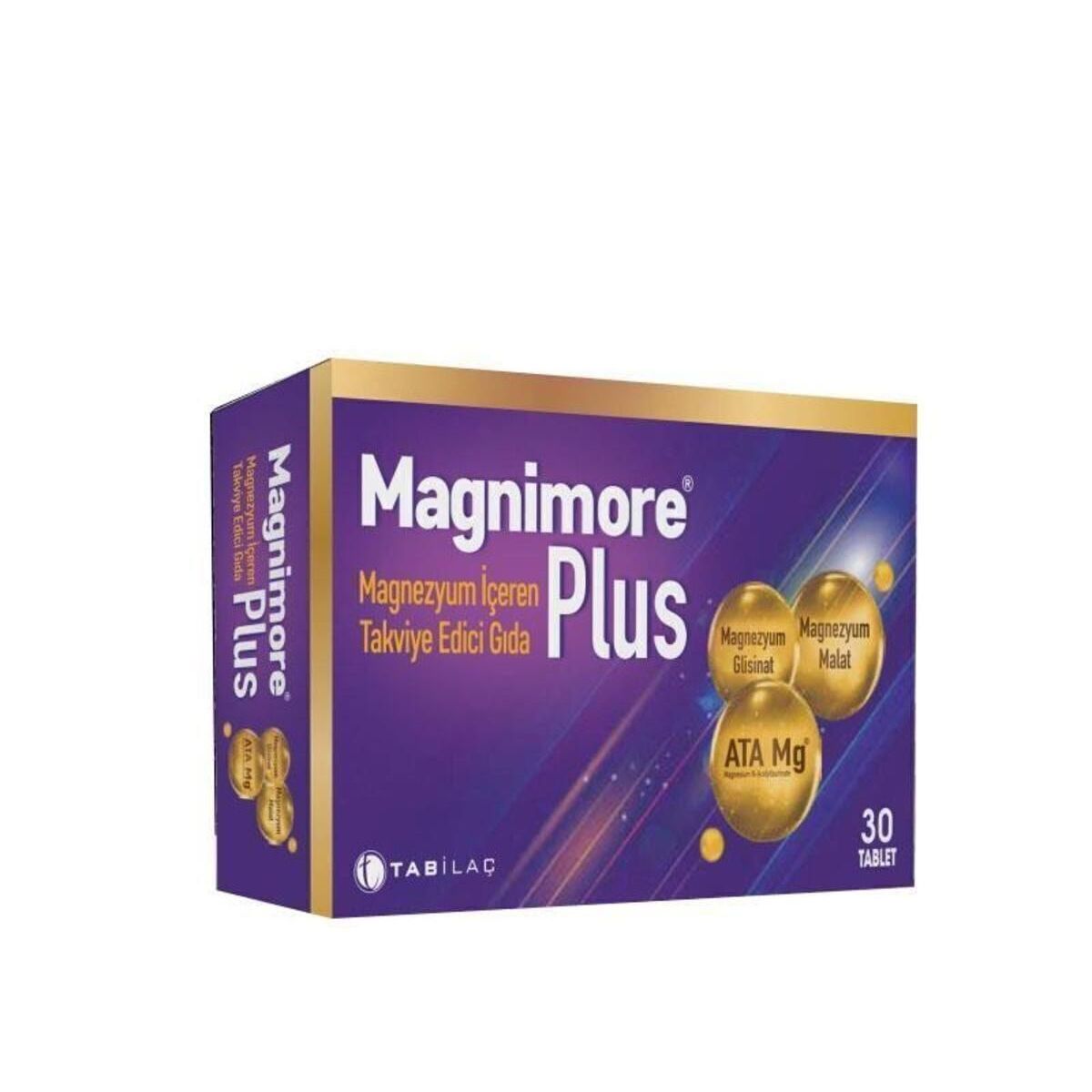 Magnimore Plus Пищевая добавка с магнием 30 таблеток