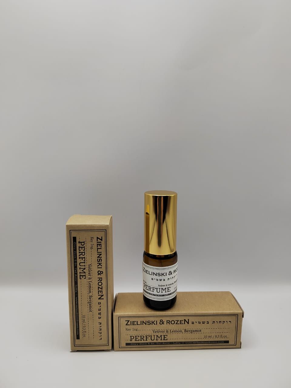 Духи зелински Vetiver & Lemon, Bergamot 10 мл