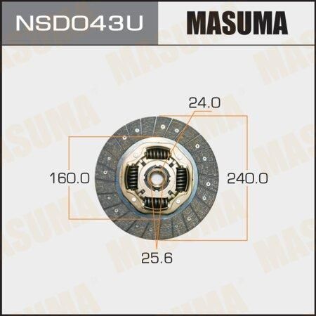 Диск сцепления 240 x 160 x 24 x 25.6 Masuma MASUMA NSD043U