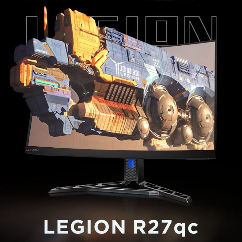 Lenovo27"МониторR27qc-30,черно-серый