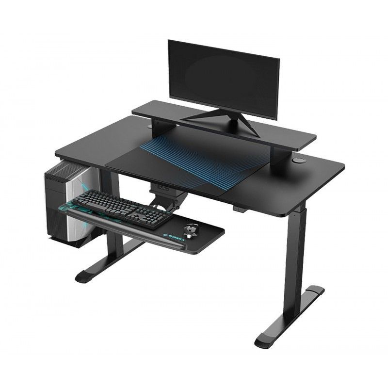 Компьютерный стол с электрической регулировкой по высоте Eureka ERK-SM55-B