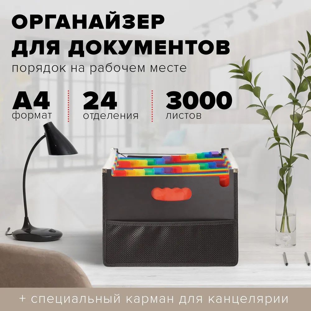 Папка органайзер для документов а4