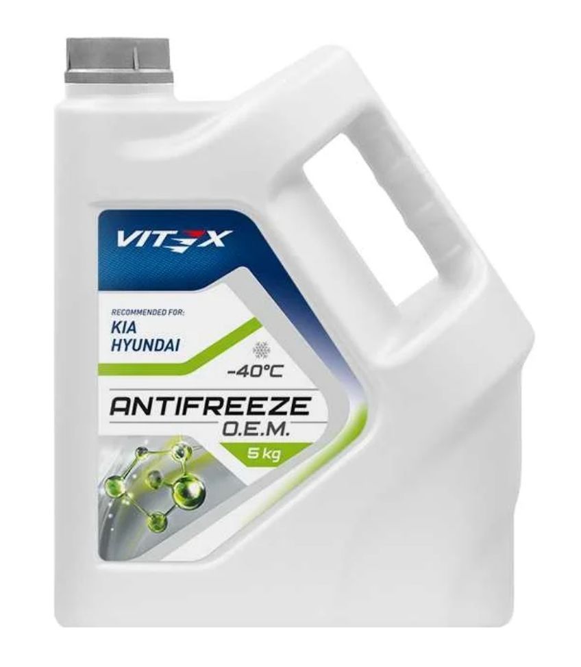 Антифриз VITEX O.E.M. for Hyundai Kia -40 G12++ зеленый 5 кг