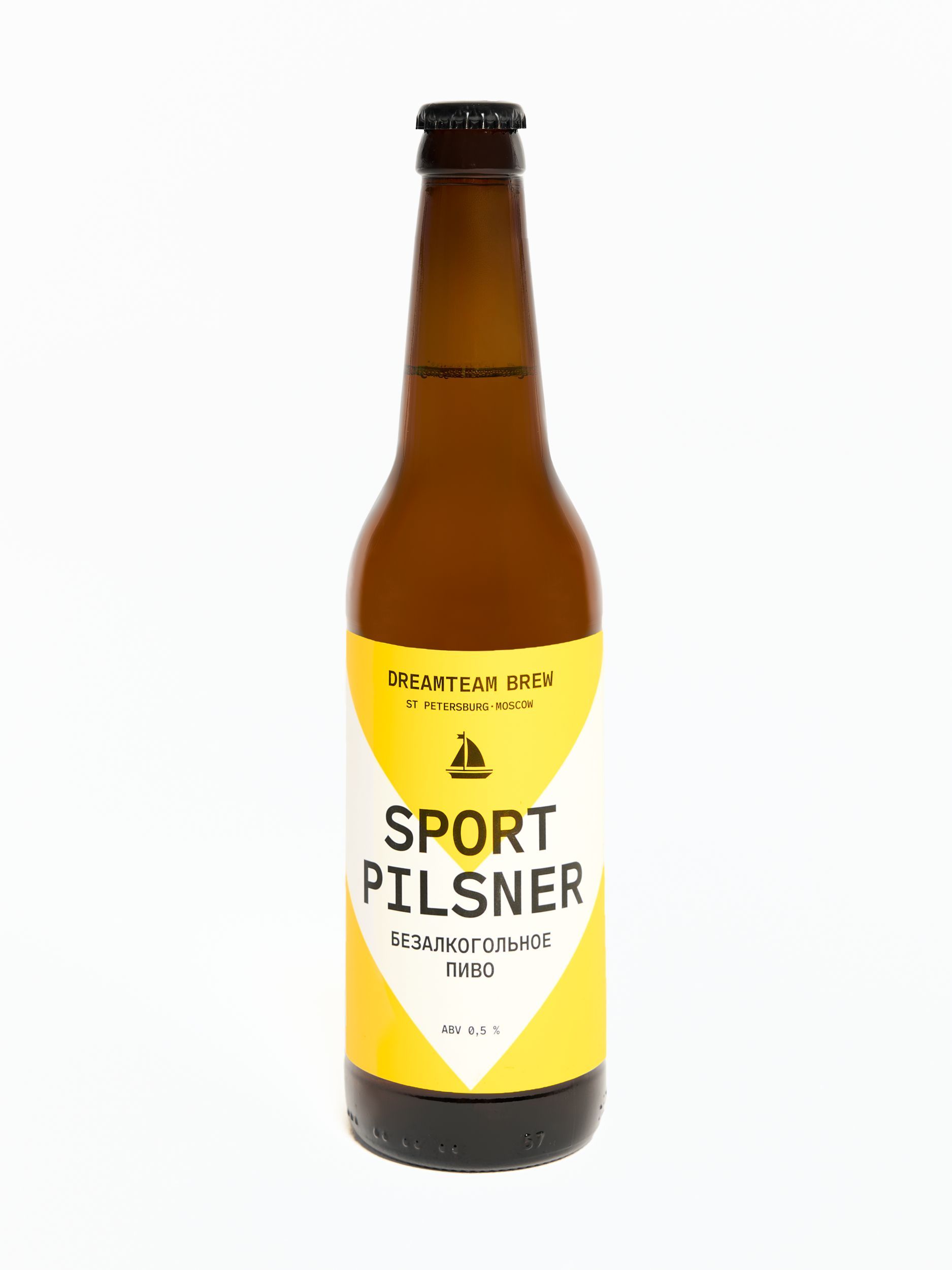 Пиво безалкогольное Sport Pilsner, Dreamteam Brew, 6х450мл