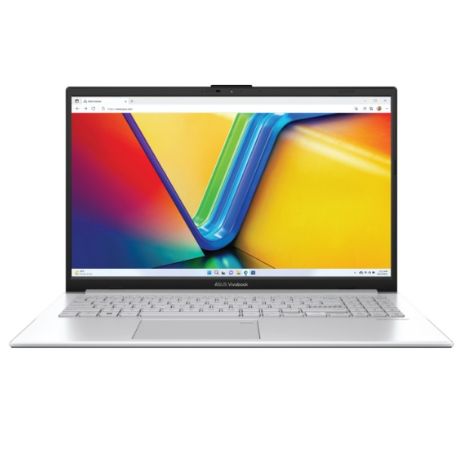 ASUS Vivobook Go 15 E1504GA-BQ192 Ноутбук 15.6", Intel Core i3-N305, RAM 8 ГБ, SSD 256 ГБ, Intel UHD Graphics, Без системы, (90NB0ZT1-M00XC0), серебристый, Русская раскладка