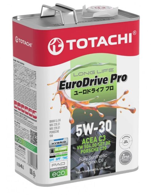 TOTACHI 5W-30 Масло моторное, Синтетическое, 4 л