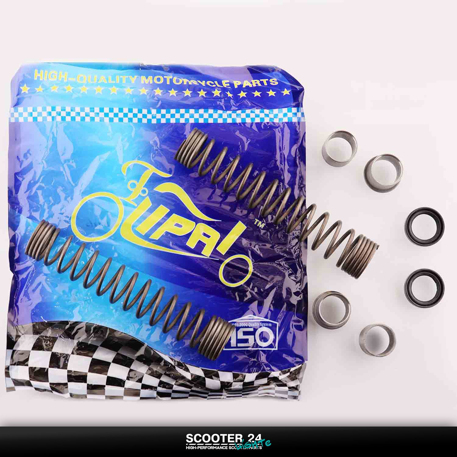 Ремкомплект вилки на мопед Delta Дельта Альфа (d 25 мм) передних перьев