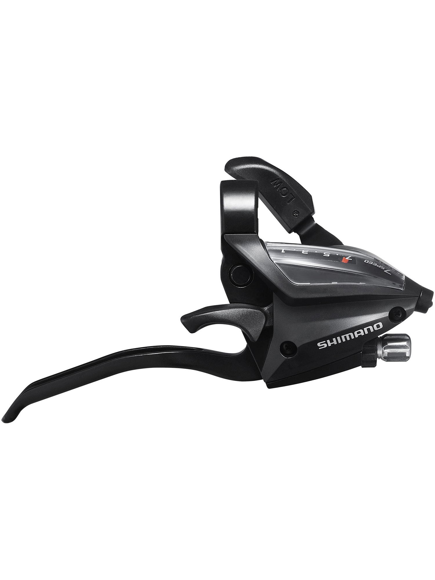 Shimano Шифтер ручка тормоза ST-EF500, 7 скоростей, под 4 пальца, под правую руку, трос 205 см, черный — Товары для велоспорта — фото 2