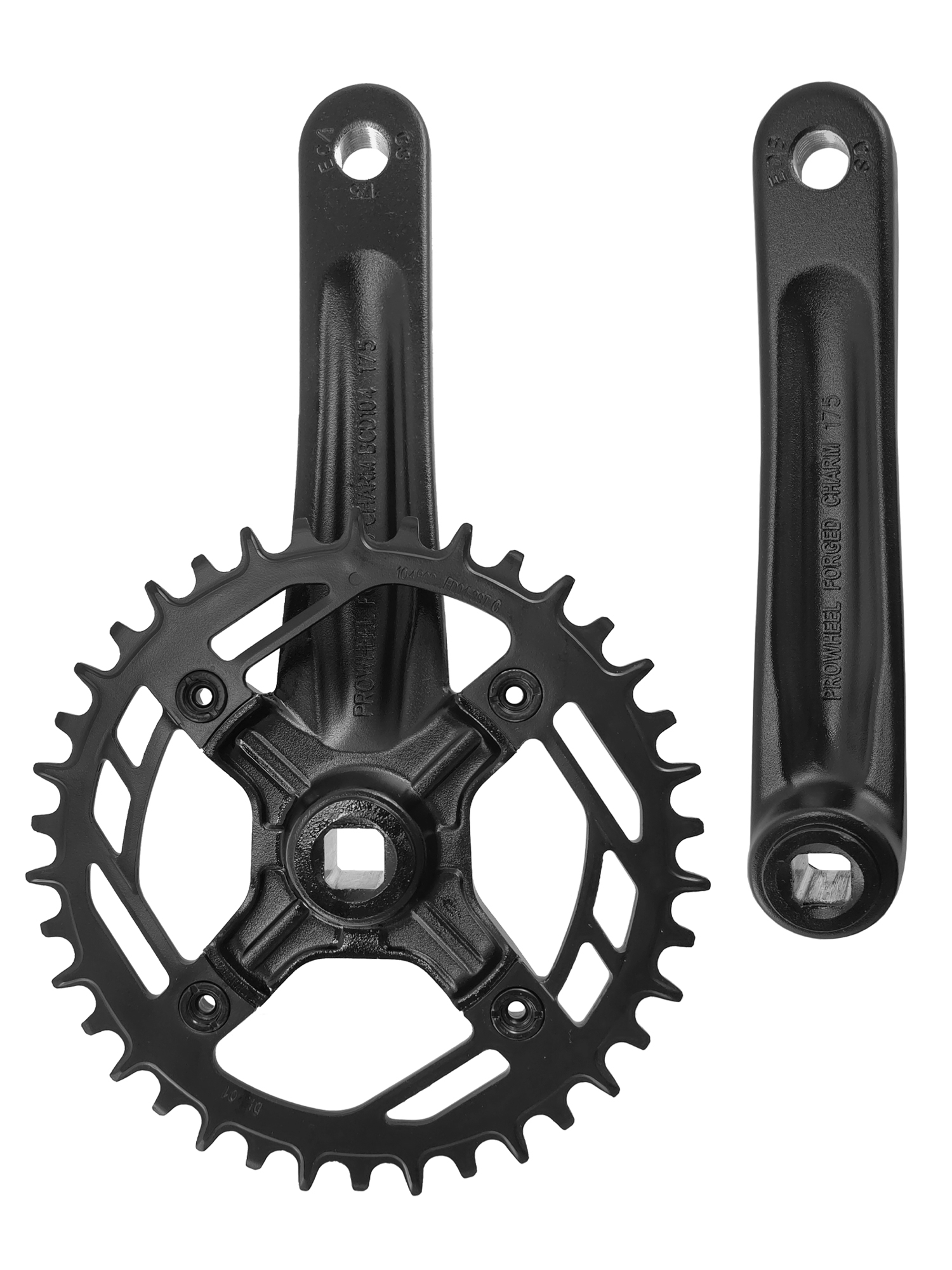 Prowheel Шатуны для велосипедов Charm, 175 мм, звезда 38 Narrow Wide — Товары для велоспорта — фото 4