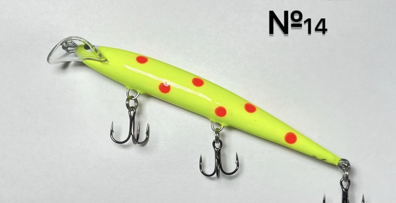 Воблер Ярви 11 см, плавающий, глуб до 2-2,5 м ручная работа