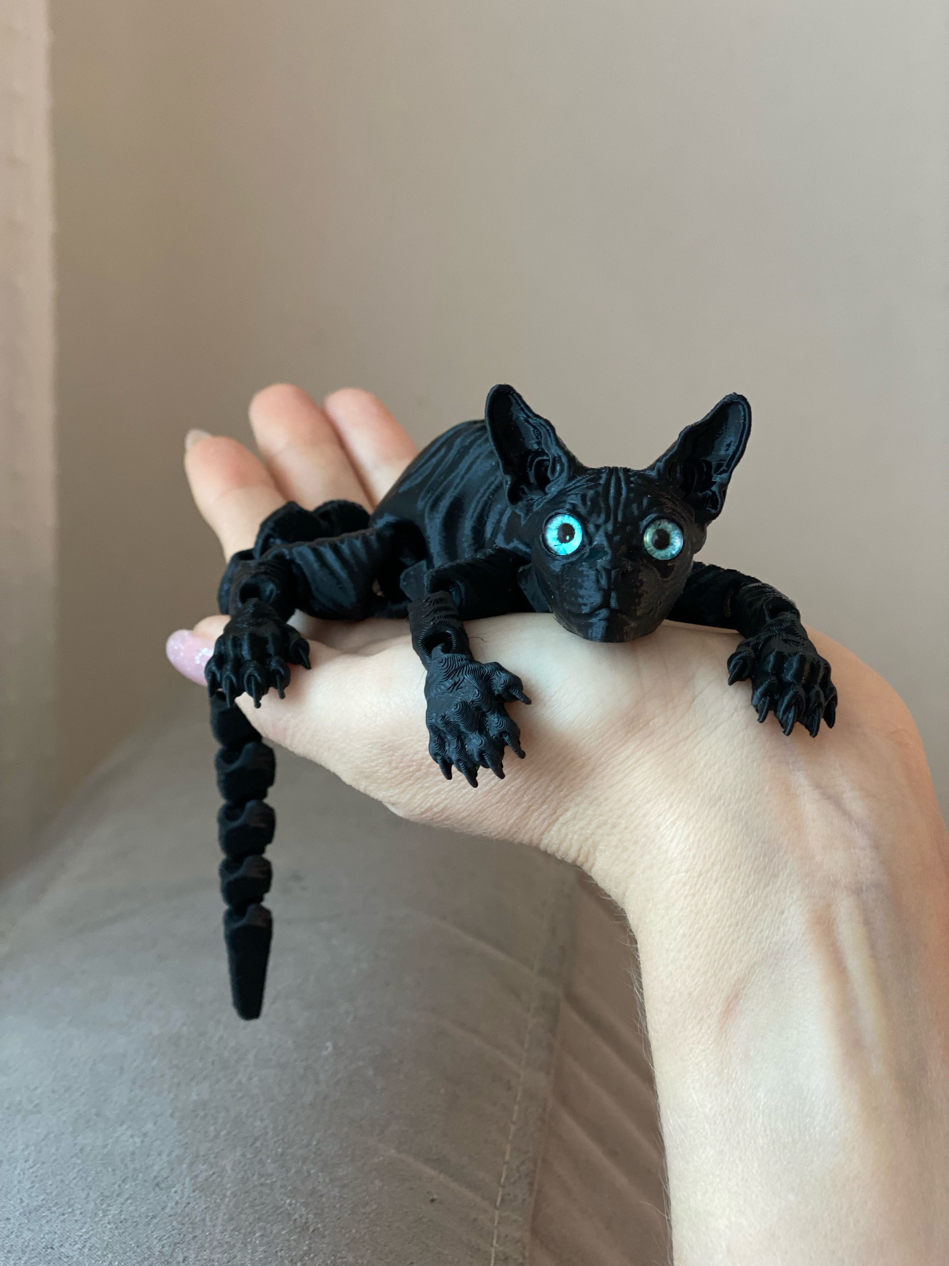 Подвижныйкотсфинксигрушка-антистресс22,5см