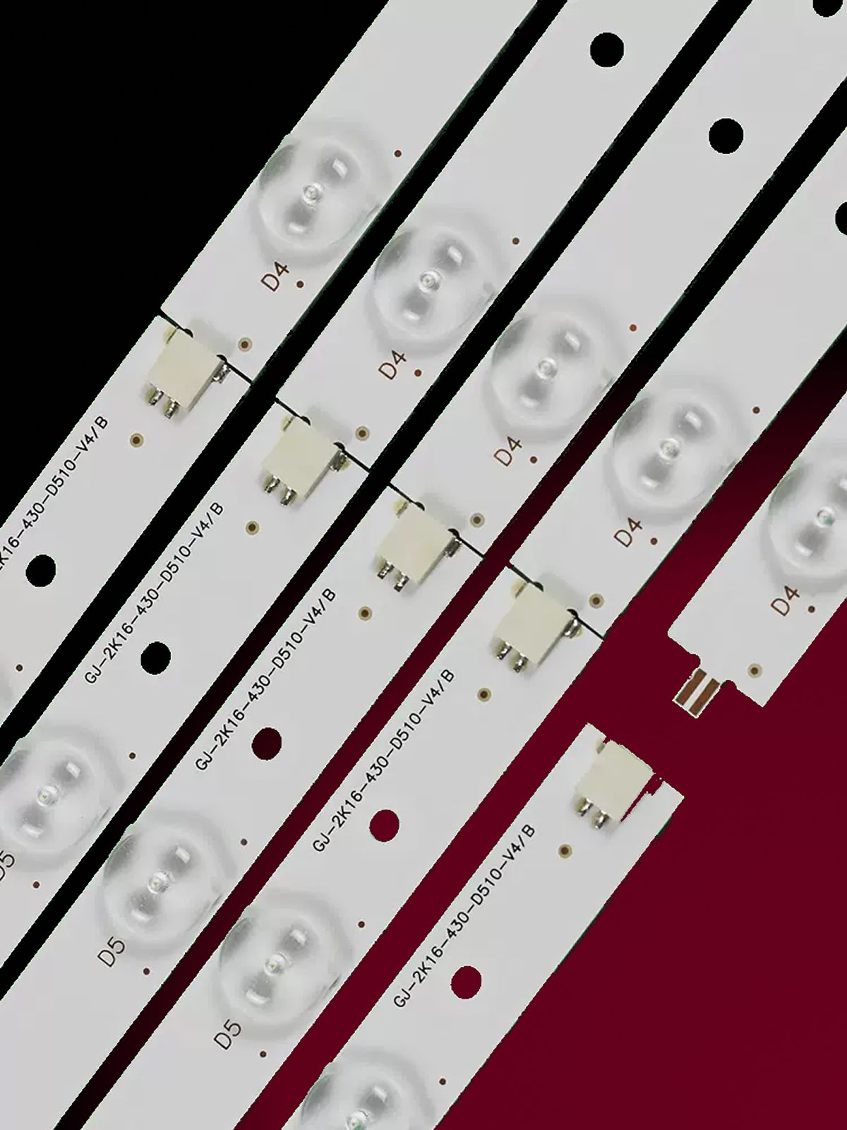 Подсветка для LG 43LJ500V, PHILIPS 43PUT6101/60, BDM4350, 43PUS6401/12, 43PUT4900/12, 43PUS6501/12; GJ-2K16-430-D510-V4