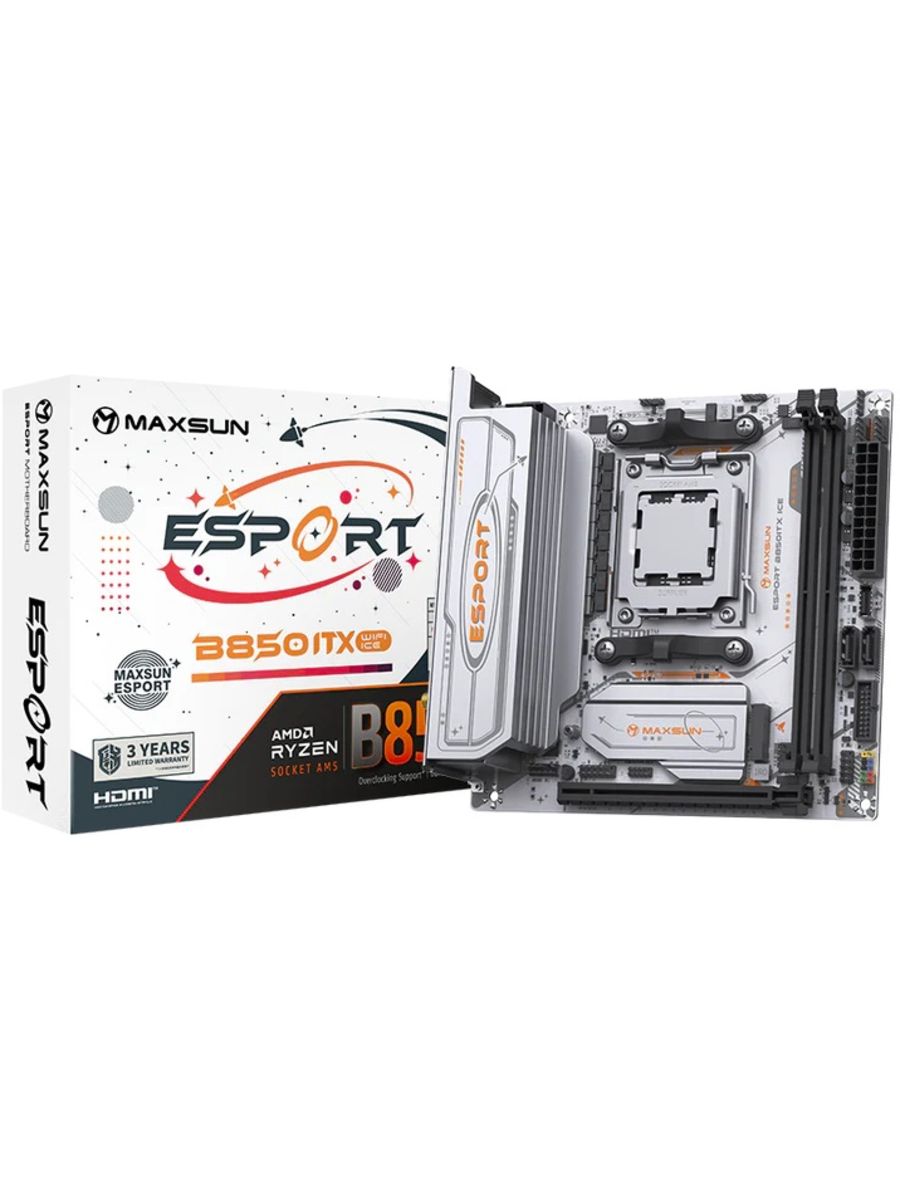 マザーボード MAXSUN MS-eSport B850ITX WIFI ICE MS-eSport B850ITX WIFI ICE