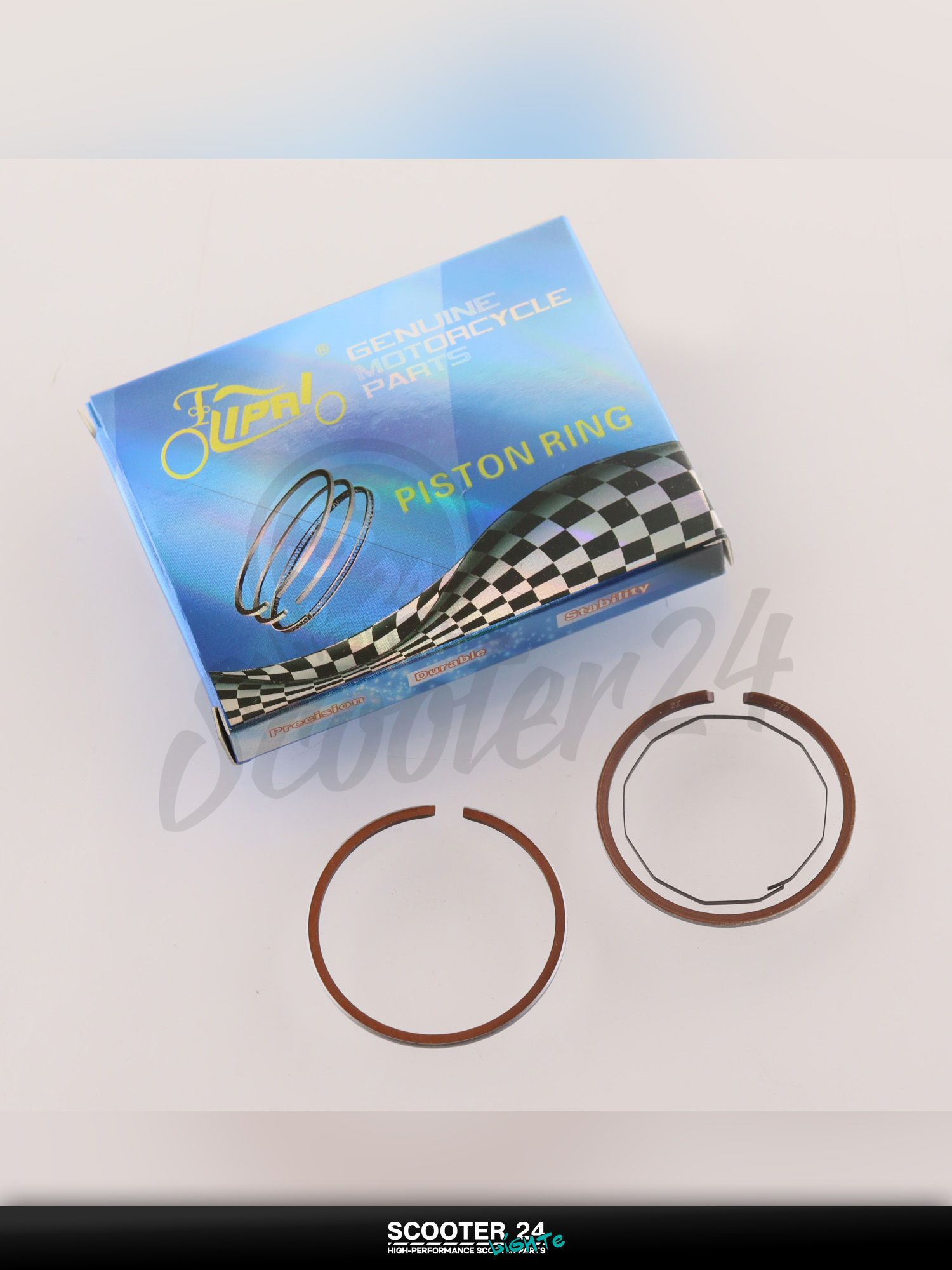 Кольца комплект на скутер Ямаха Джог / Yamaha Jog с двигателем 3KJ 50 .STD ( 40,00, 2JA/3KJ) "LIPAI" (mod.C)