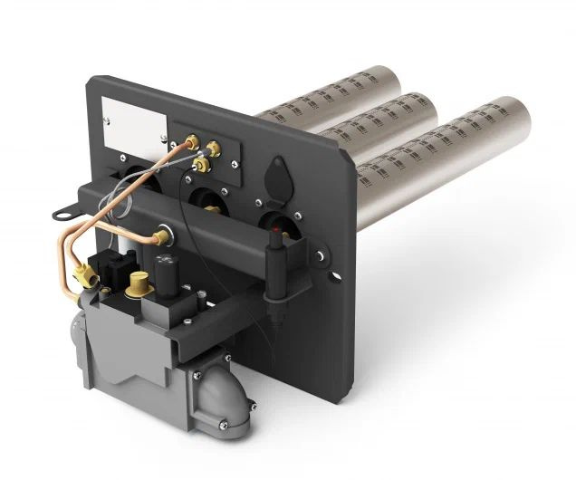 Газогорелочное устройство Триада, 40 кВт, трехрожковое, двухступенчатое, энергонезависимое, ДУ  #1
