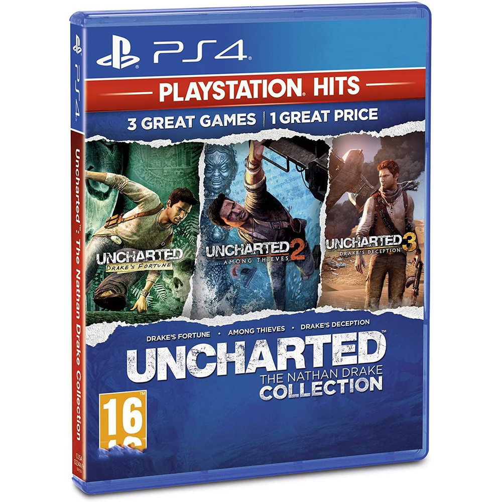 Игра Uncharted: Натан Дрейк. Коллекция PS4/PS5 Издание на диске, русский язык. (PlayStation 5, PlayStation #1