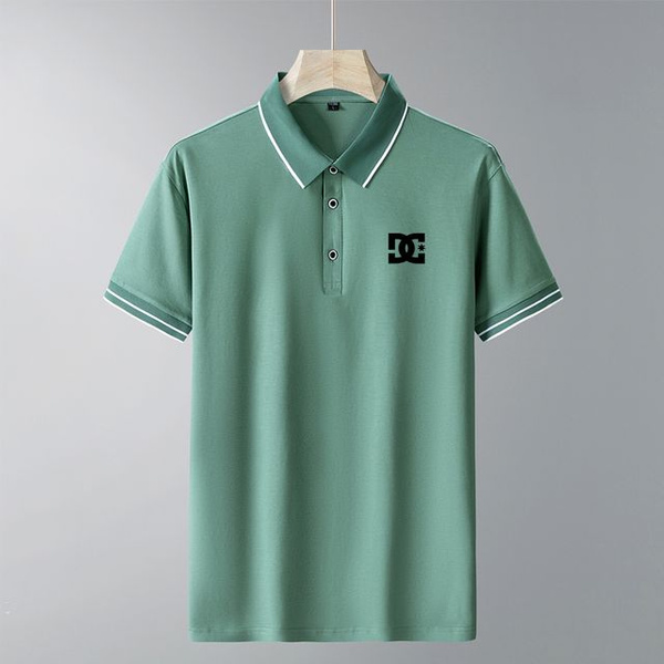 Поло DC Shoes, размер 44, цвет зеленый, 95% хлопок; 5% спандекса ...