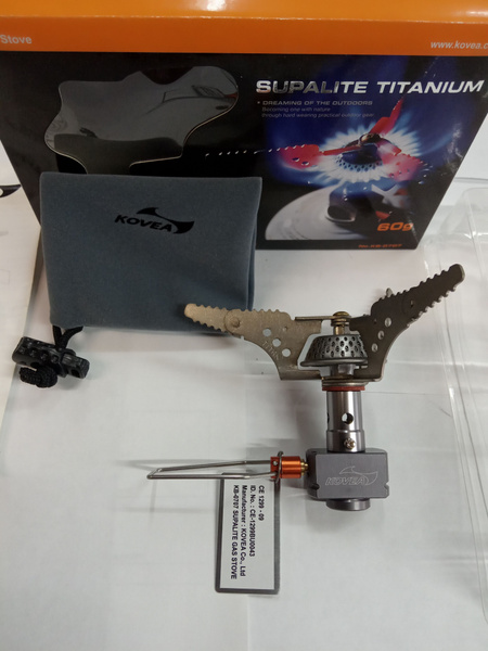 Горелка газовая KOVEA SUPALITE TITANIUM KB-0707 Корея - купить по ...