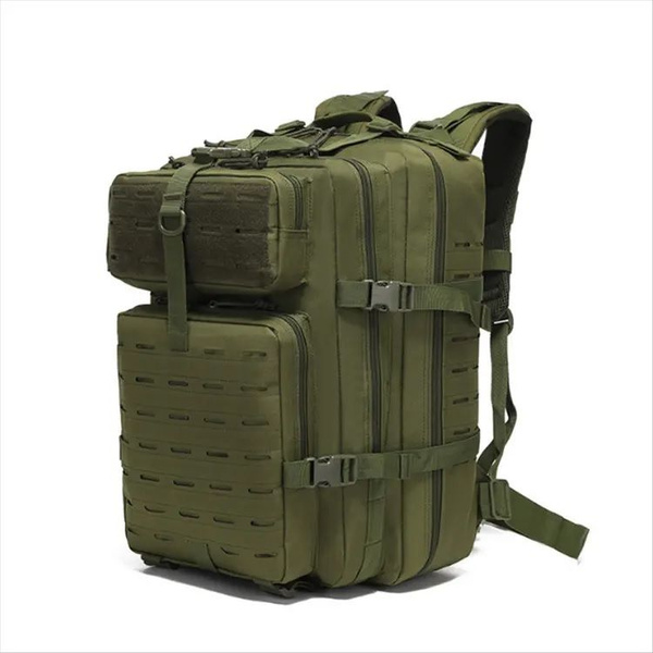Рюкзак туристический Рюкзак армейский многофункциональный, 60л зеленый ...