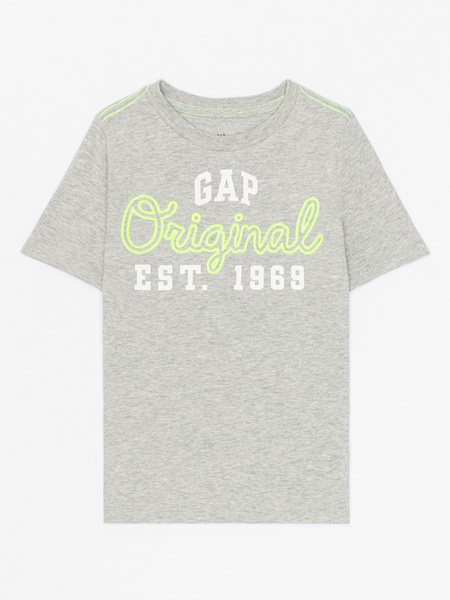 Футболка GAP, размер 122, цвет разноцветный, 100% хлопок - купить по ...