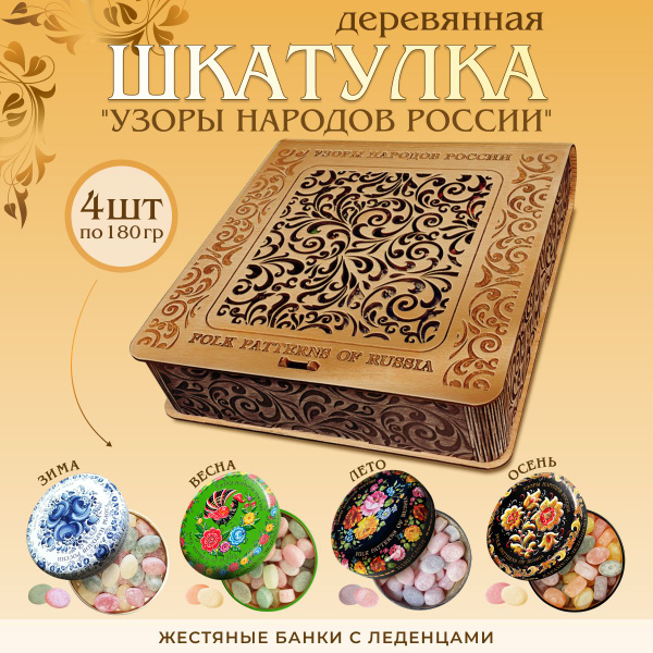 Конфеты подарочные "Узоры России" - купить с доставкой по выгодным ...
