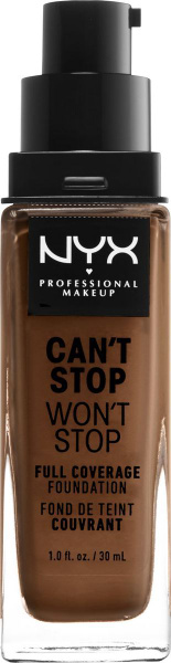 Тональный крем NYX Professional Makeup Foundation Can't Stop Won't Stop ...