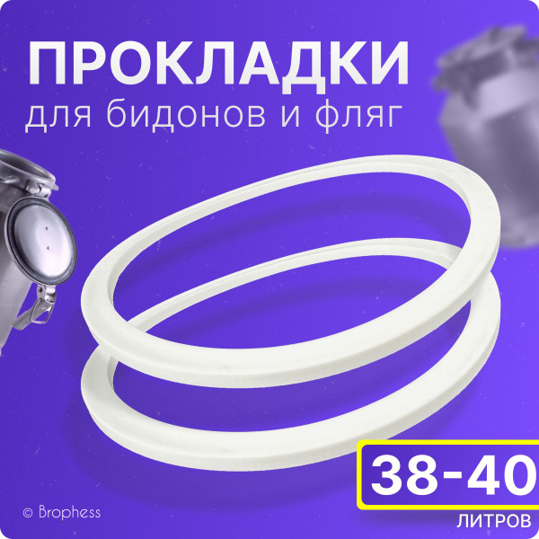 Прокладка для фляги, доильного аппарата 38-40 л. Комплект 2 шт ...