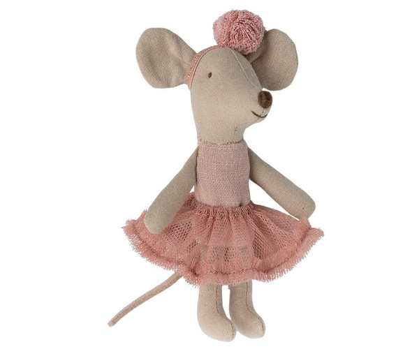 Мягкая игрушка Мышка Maileg Ballerina mouse, Little sister - Rose ...