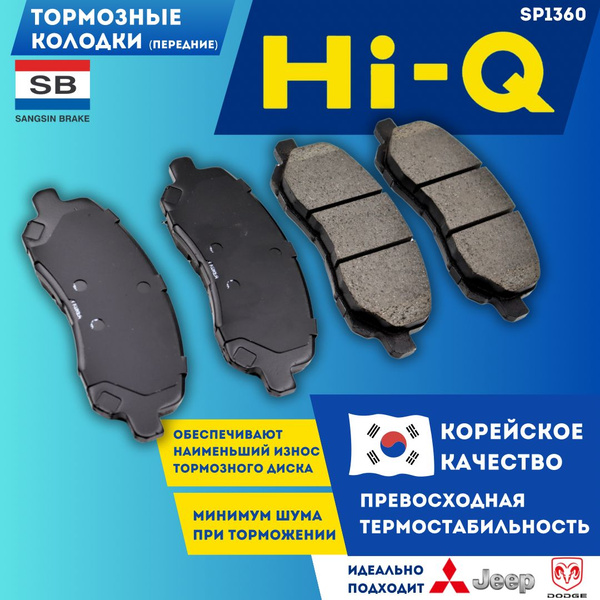 Тормозные Колодки Передние Лансер 9, Митсубиси Лансер 10, АСХ Sangsin ...