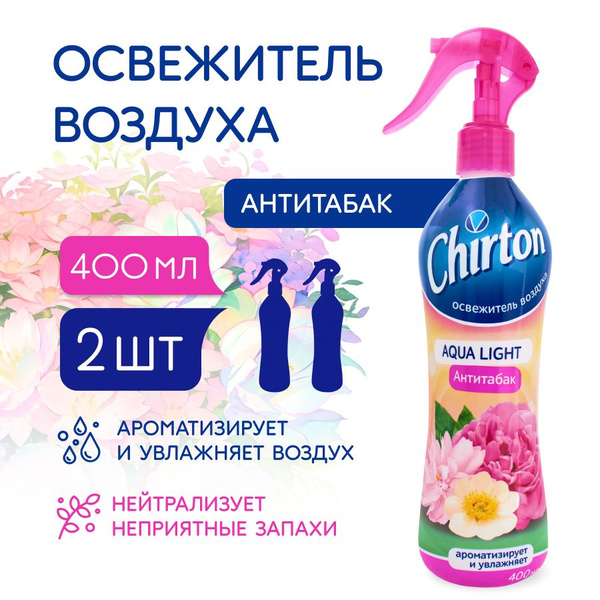 Освежитель воздуха Chirton "Антитабак" ароматизатор для текстиля, дома ...