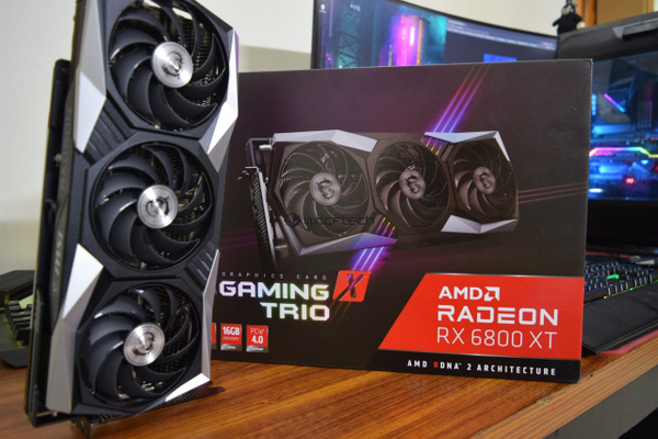 Видеокарта MSI Radeon RX 6800 XT, 16 ГБ GDDR6 PCI Express 4.0 PCI-E ...
