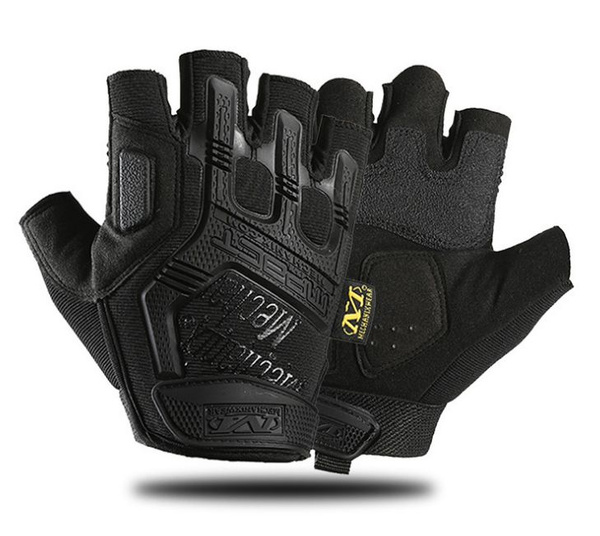 Тактические перчатки M-Pact Mechanix без пальцев, размер L, черные ...