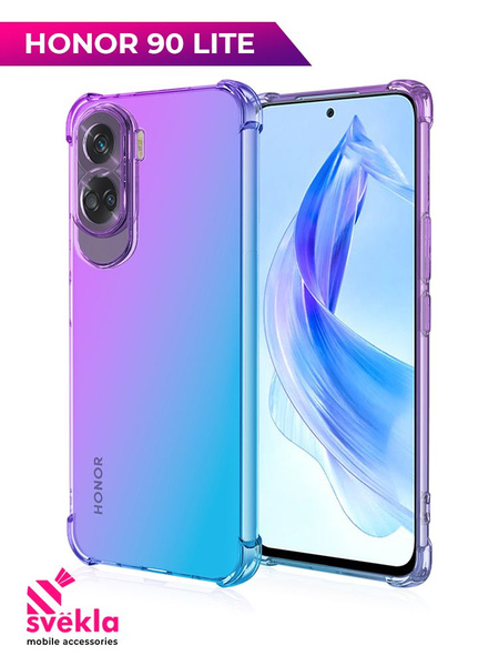 Силиконовый чехол для HONOR 90 Lite (ХОНОР 90 Лайт) c усиленными углами ...