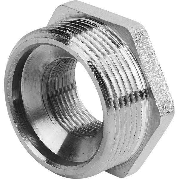 Футорка 1 1/2"x3/4" никелированная латунь General Fittings, 603425 ...