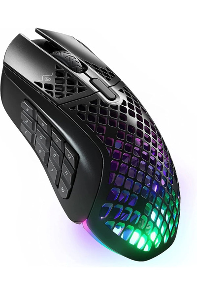Игровая мышь беспроводная SteelSeries Miga13375 Aerox 9, черный ...