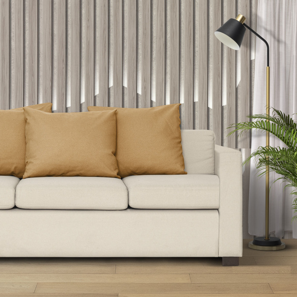 Обои флизелиновые 1,06 м, РЕЙКИ - имитация бруса. Моющиеся ...