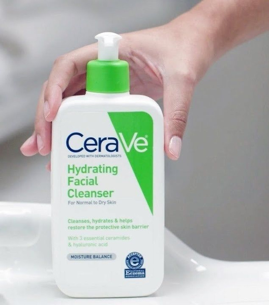 Увлажняющее очищающее средство для лица CeraVe Hydrating Facial ...
