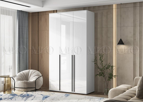 Шкаф распашной Мебельная компания «МиФ» Норд 1200, 120x51x265.4 см ...