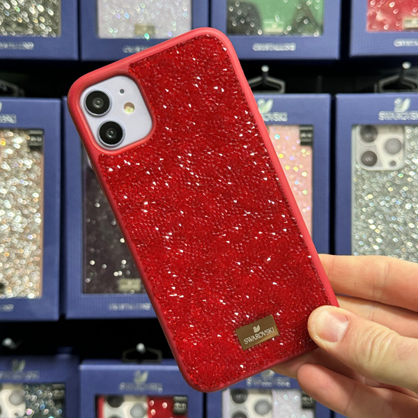 Чехол Swarovski ROCK для iPhone 11 красный - купить с доставкой по ...