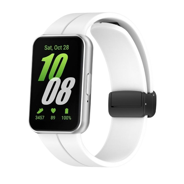 (1 комплект) Складной силиконовый ремешок Galaxy Fit 3 с магнитной ...
