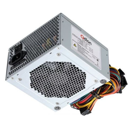 Блок питания FSP QD550 (QD550) серебристый - ATX 20+4 пин, 4 pin + 4 ...