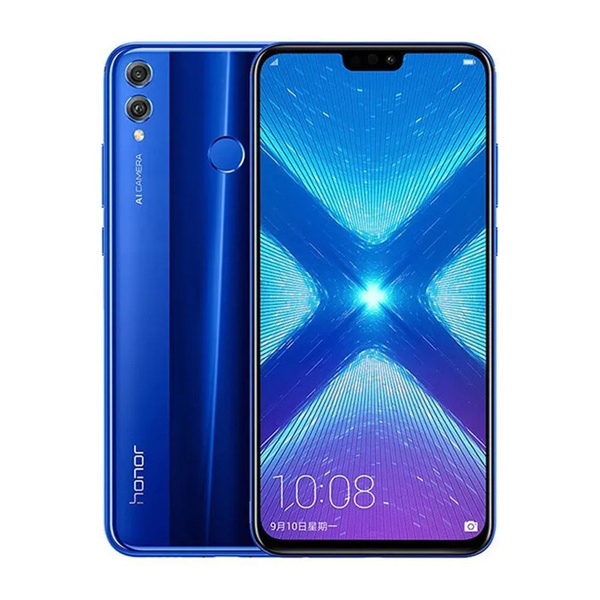 Смартфон Honor 8X-6/128-BL - купить по выгодной цене в интернет ...