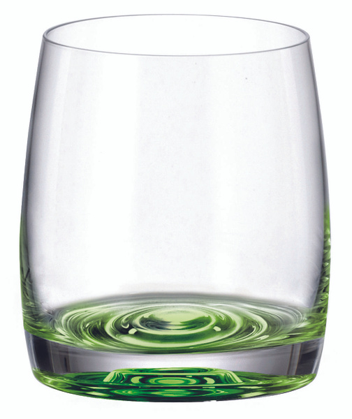 Стакан для воды Crystal Bohemia ""PAVO AQUA" green", 290 мл купить по ...