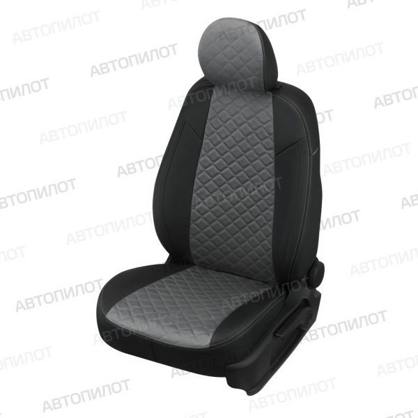 Чехлы АВТОПИЛОТ на сиденья Nissan X-Trail T32 с 15г. (Алькантара ромб ...